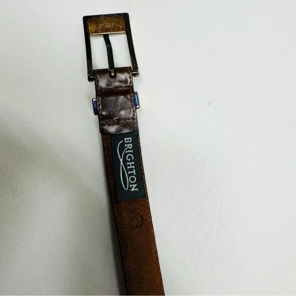 Brighton women’s vintage leather belt size M
